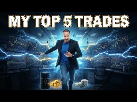Oil Short, Chip Buys, Gold & Silver: My 5 Biggest Trade Setups NOW!