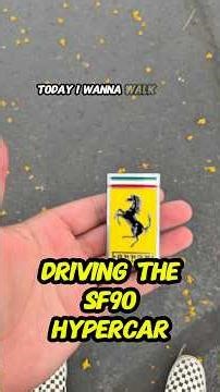 Driving features of the Ferrari SF90 Hypercar