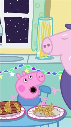 Deck the halls and decorate a yule log with George! 🎄🐽❄️ #peppapigsongs #christmas #deckthehalls