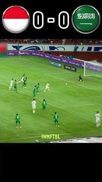 Indonesia vs Saudi Arabia in the 2026 World Cup Qualifiers Asian Zone R3 | Marselino Amazing Brace
