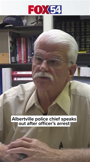 Albertville police chief speaks out after officer’s arrest