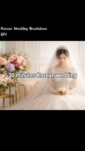 Korean weddings end in just 30 minutes