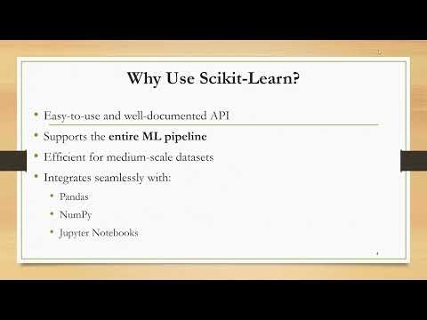 Scikit-Learn Tool for Machine Learning. Explain the Scikit-Learn machine learning workflow