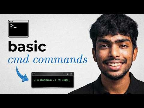 Stop Using the Mouse! Basic CMD Commands in Windows