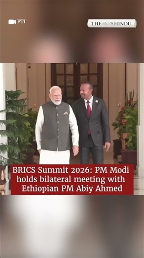 BRICS Summit 2026: PM Modi holds bilateral meeting with Ethiopian PM Abiy Ahmed