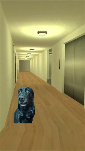 DOGE NEXTBOT SPOTTED ME! 🐕🏢 Scary Black Dog Backrooms Escape