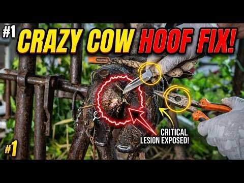 Totally Possible! Repairing a Severely Damaged Cow Hoof 😱🐄 | Cows TV 0203