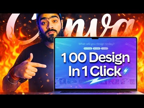 I Generated 100 Designs in Canva Using Just One Layout