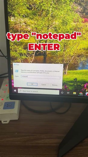 How to open Notepad IN SECONDS! 📝⚡️