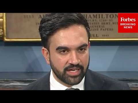 NYC Mayor Zohran Mamdani Asked About Funding To Combat Antisemitic Hate Crimes