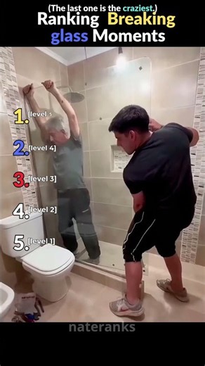 Ranking funniest breaking glass moments 😂💀 #funny #fails