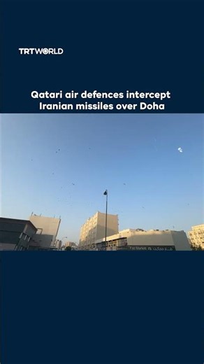 Qatari air defences intercept Iranian missiles over Doha