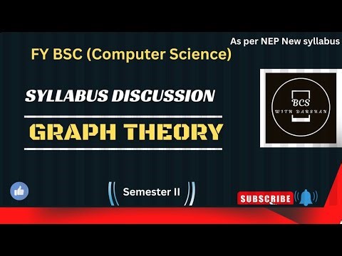 FY BSC(Computer Science)|| GRAPH THEORY || Syllabus.