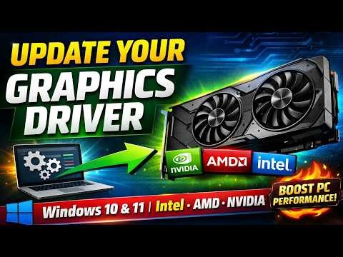 How to Update Graphics Driver on Windows 10/11 (Intel, AMD & NVIDIA) – Fast & Easy Tutorial