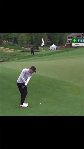Matt Fitzpatrick here looking awesome cross handed chipping ! This can be a phenomenal drill to