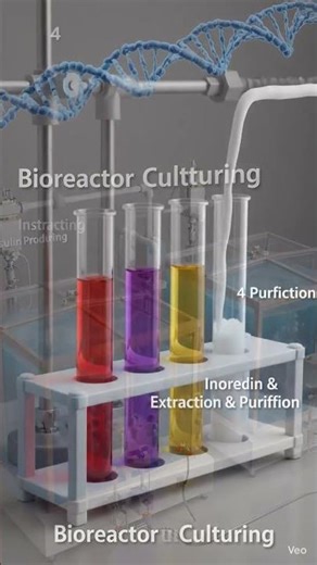 How Scientists Make Insulin | Simple Explanation 🏥 #diet