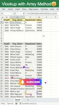 The Smarter Way to Use VLOOKUP in Excel!🤫