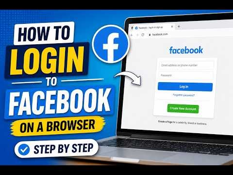 How to login to Facebook on a browser - Step by Step