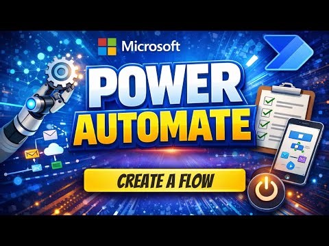 Create a Flow From Scratch (Instant Cloud Flow) | Microsoft Power Automate Fundamentals