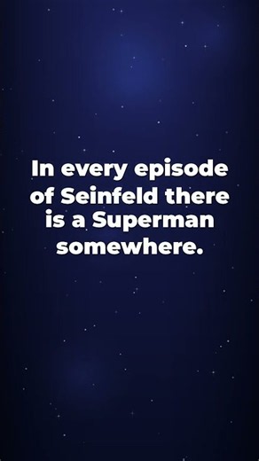 Most people get this wrong: In every episode of Seinfeld there is a Superman somewhere 🤯 #shorts