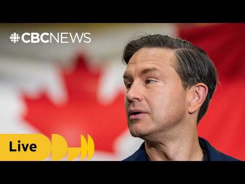 Conservative Leader Pierre Poilievre holds a press conference