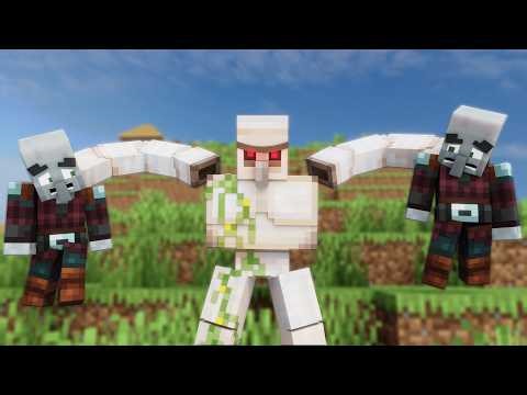 Fighting BACK The Pillagers! - Villagers VS Pillagers (Minecraft Animation)