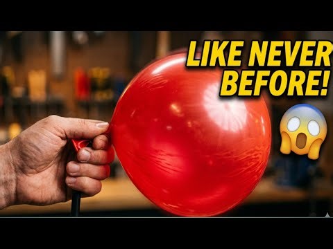 Balloon Inflation Like Never Before! 🎈🤯 #balloon #balloonexperiment #magic 
