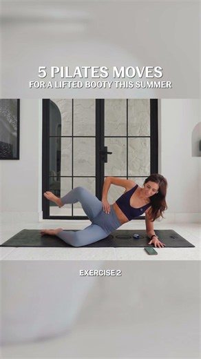 Your glutes are going to love this Pilates routine 🍑✨ Try it and let me know how it felt!