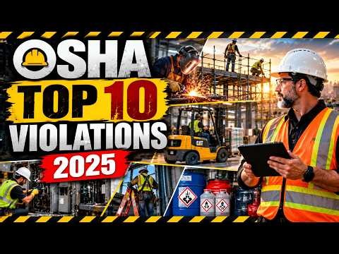 OSHA Top 10 Violations - 2025 - Safety Standard