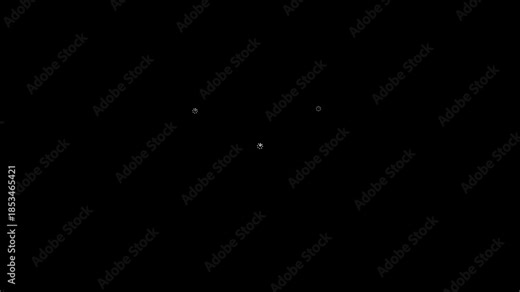 Circles Fireworks Line Shape Explosion Ellipse Burst 4K Black Screen Animation Alpha Channel, Shiny Glowing Pop-Up Motion Graphics Geometric Circle Burst After Effects