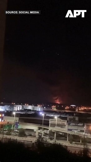 Fire Erupts After Drones Strike Kuwait Airport Fuel Tank | APT