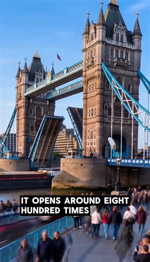 This Bridge Opens in the Middle 😱 | London’s Tower Bridge #uk