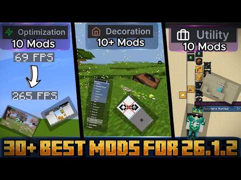 30+ Best New Mods For Minecraft 26.1.2!🔥 (With Download Links)