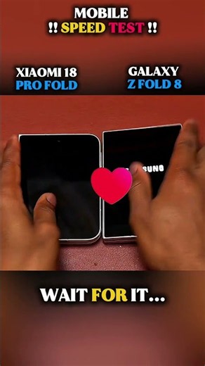 🥶🚀 GALAXY Z FOLD 8 VS XIAOMI 18 PRO FOLD SPEED TEST!!