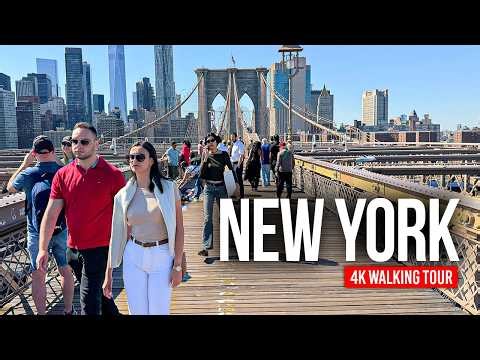 NEW YORK, USA 🇺🇸 Exploring Manhattan & Brooklyn | 4K Walking Tour