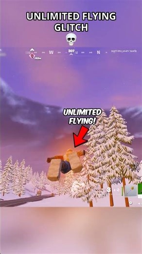 Unlimited Flying Glitch 💀 #relishh #fortnite