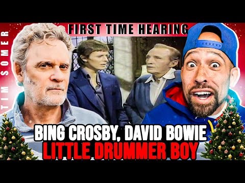 FIRST TIME Reaction to Bing Crosby & David Bowie Little Drummer Boy! W/ Tim Sommer (ITR)