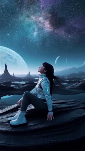 A Girl From Another Planet Appears 🌌