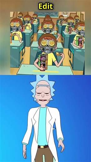 Pringles Rick And Morty Commercial Original VS Edit #memes #pringles #rickandmorty