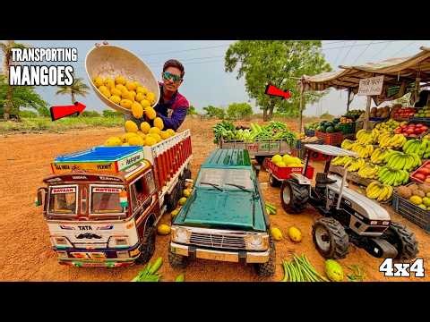 RC 16 Wheels Truck Transport Veggies & Fruits in Tuff Terrain – Chatpat toy tv