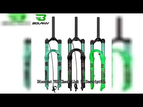 BOLANY Bike Air Fork 27.5/29inch 120mm Travel Oil Air Suspension Lightweight Magnesium Alloy Quick R