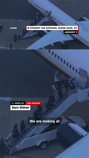 A plane carrying captured ousted Venezuelan President Nicolás Maduro and his wife, Cilia Flores, has arrived at Stewart Air National Guard Base in New York, according to a federal official. CNN's Sara Sidner reports. Read more at the link in our bio. | CNN International