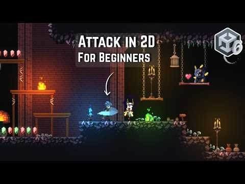 Learn How to Make Attack in Unity for a 2D Game for Beginners | Attack in Unity Beginners