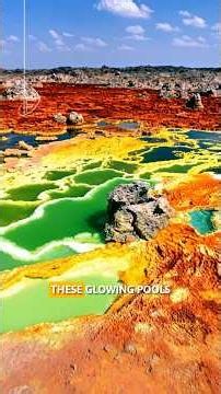 The Most Alien Place on Earth #shorts #danakil #nature