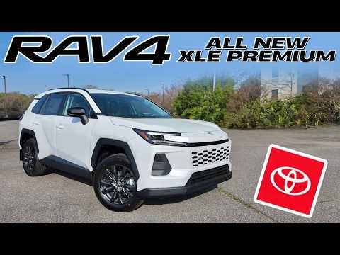 New RAV4 2026 XLE Premium POV | Redesigned Hybrid SUV Details
