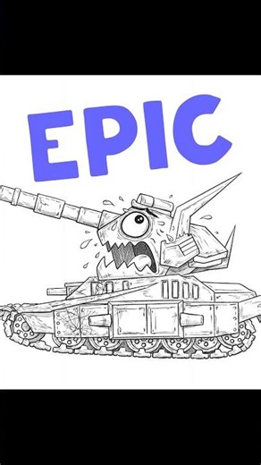 5 ЭПИК зарисовок с ТАНКАМИ! #shorts #animation #funny #мультик #tank