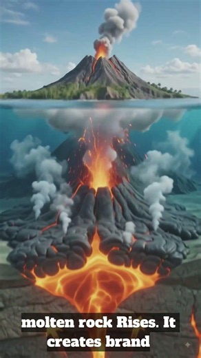 Hawaii's Active Volcanoes Are Still Creating New Land! 🌋 Amazing USA Facts #Shorts
