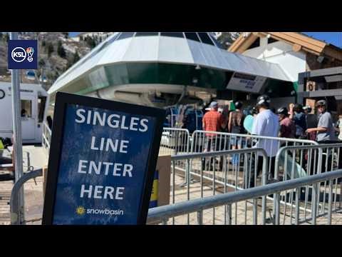 Snowbasin celebrates, laments disappointing winter on early closing day