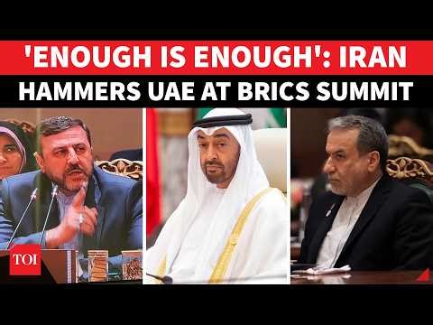 'Even Israel Couldn't Save You': Clashes At BRICS Summit; Iran Minister Blasts UAE Diplomat | WATCH