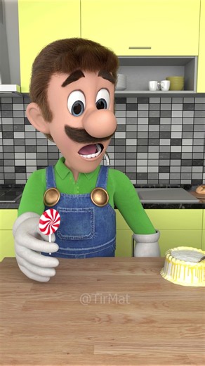 Where’s my lollipop, Luigi? 🍭😋